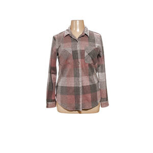 BeachLounge Women's Gray Buffalo Plaid Jacket